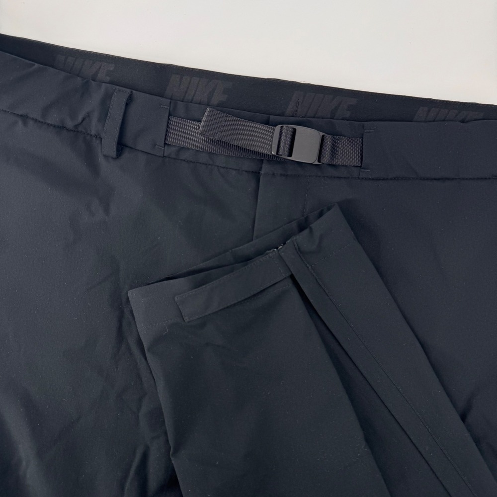Nike HyperShield Golf Pants Mens XXL Black Waterproof Taped Seams Web Belt